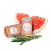 Grapefruit & Rosemary Plastic-free Lip Balm Cap Off