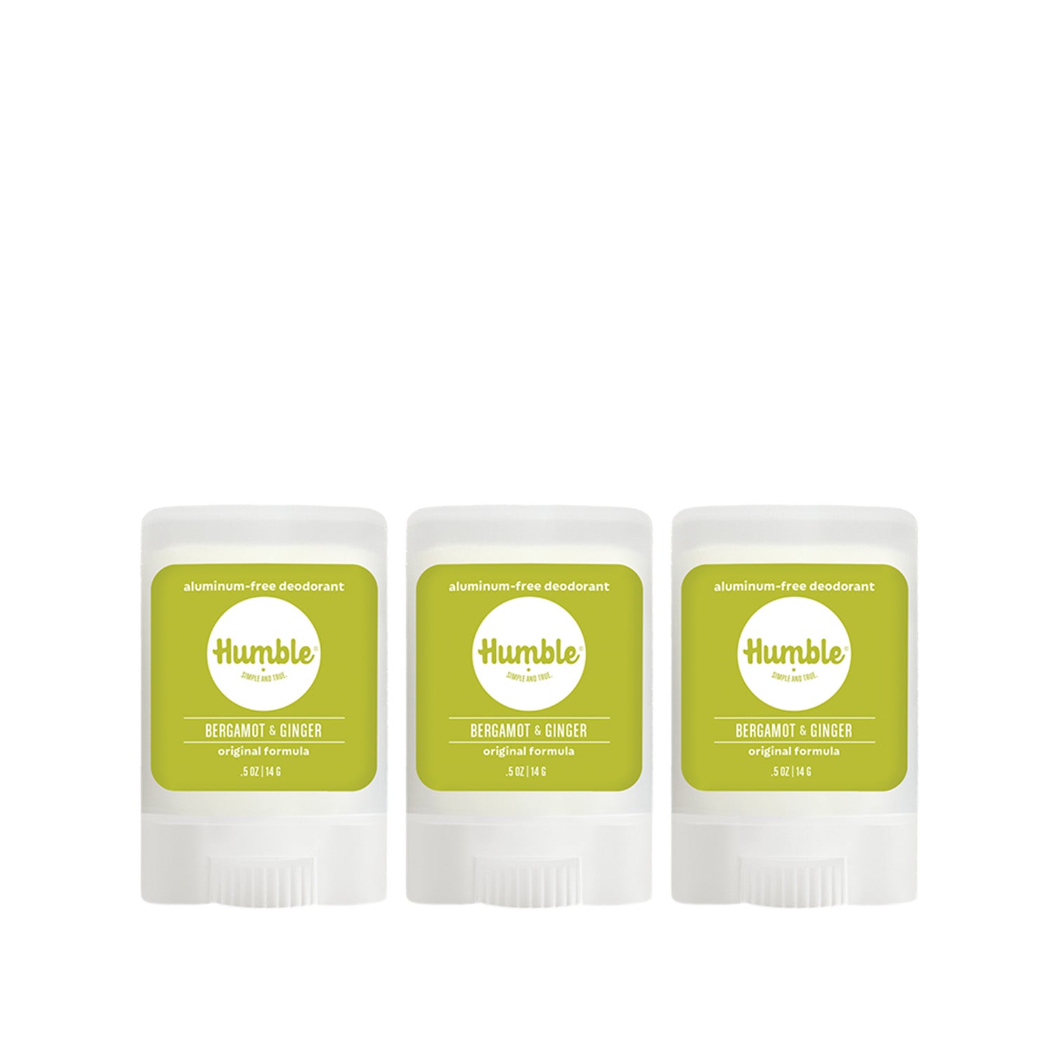 Travel Size Bergamot & Ginger Deodorant 3 Pack