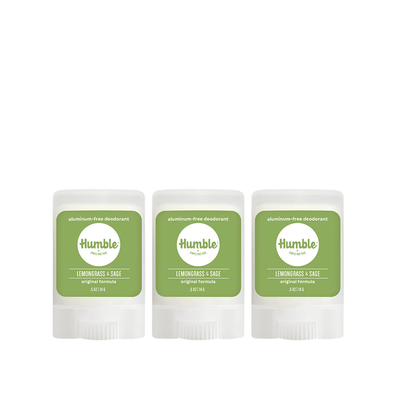 Travel Size Lemongrass & Sage Deodorant 3 Pack