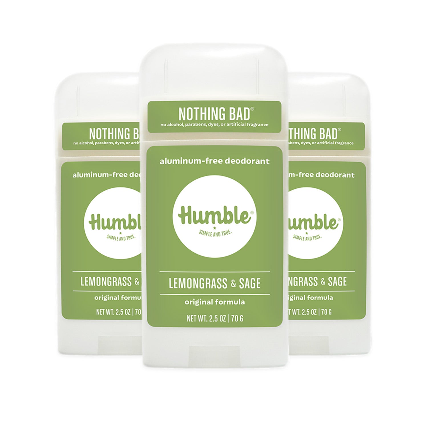 Lemongrass & Sage Deodorant 3 Pack
