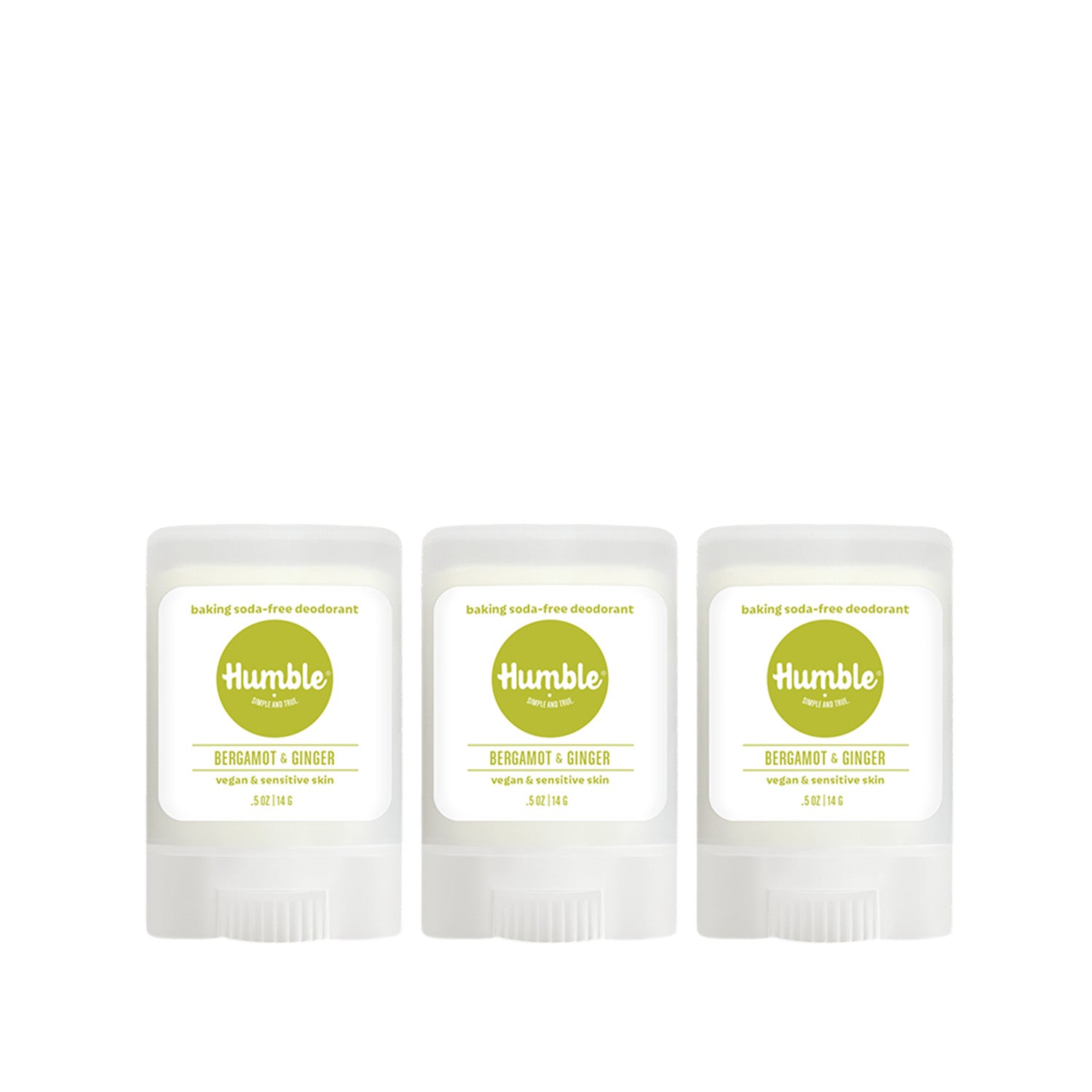 Travel Size Sensitive Bergamot & Ginger Deodorant 3 Pack