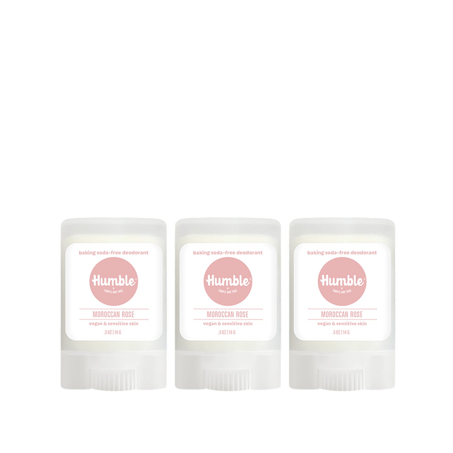 Travel Size Sensitive Moroccan Rose Deodorant 3 Pack