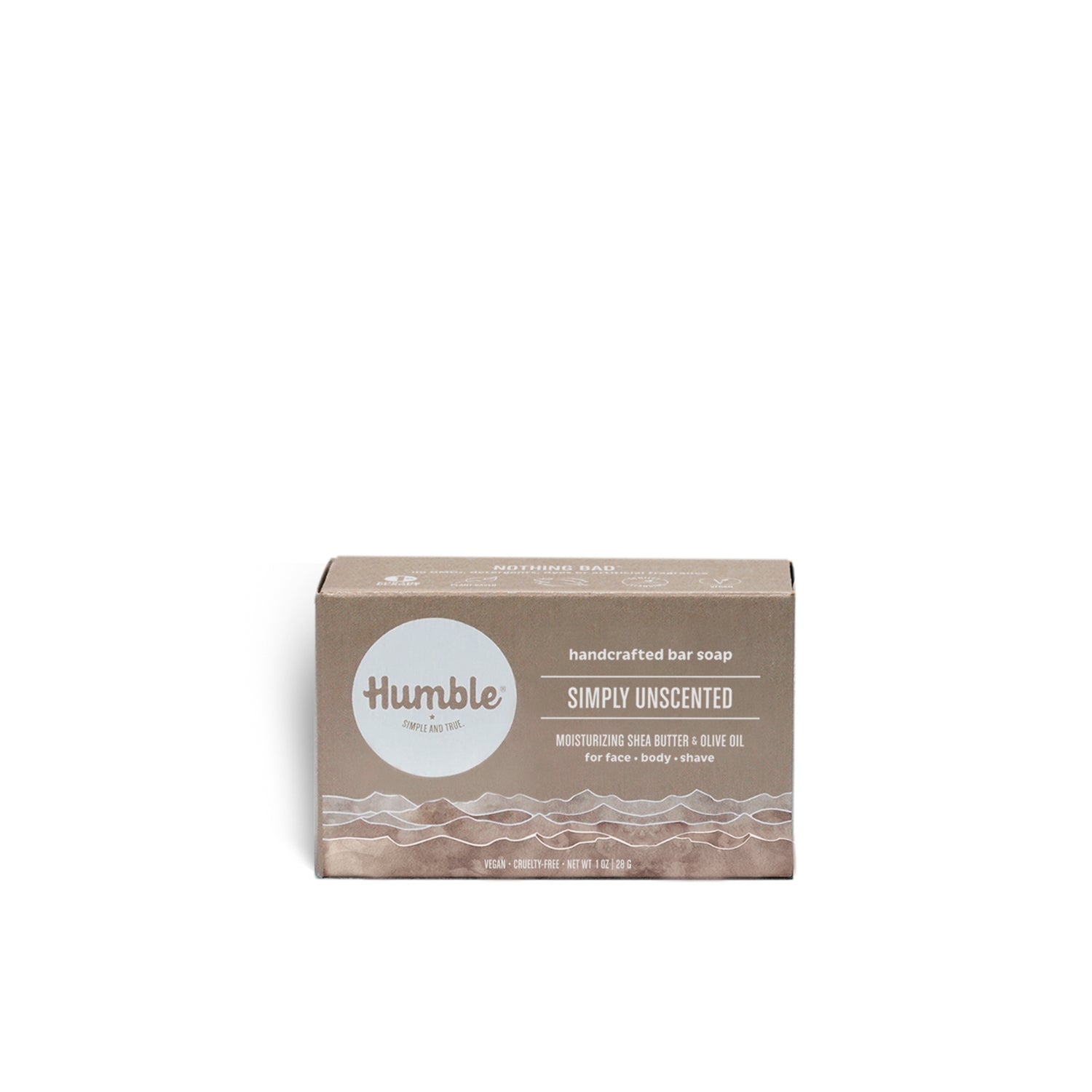 Unscented Travel Size Bar Soap – Humble Brands