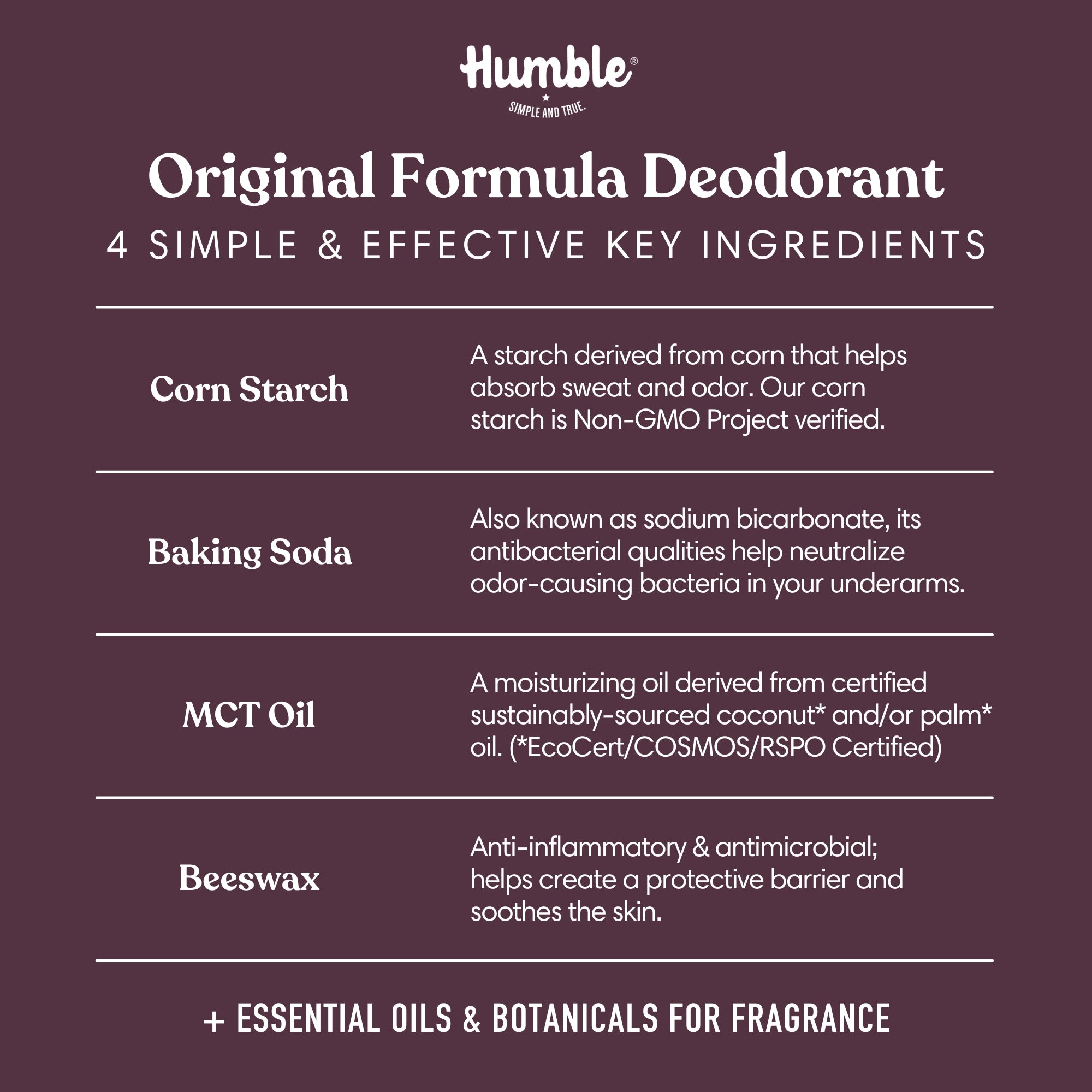 Aluminum Free Deodorant