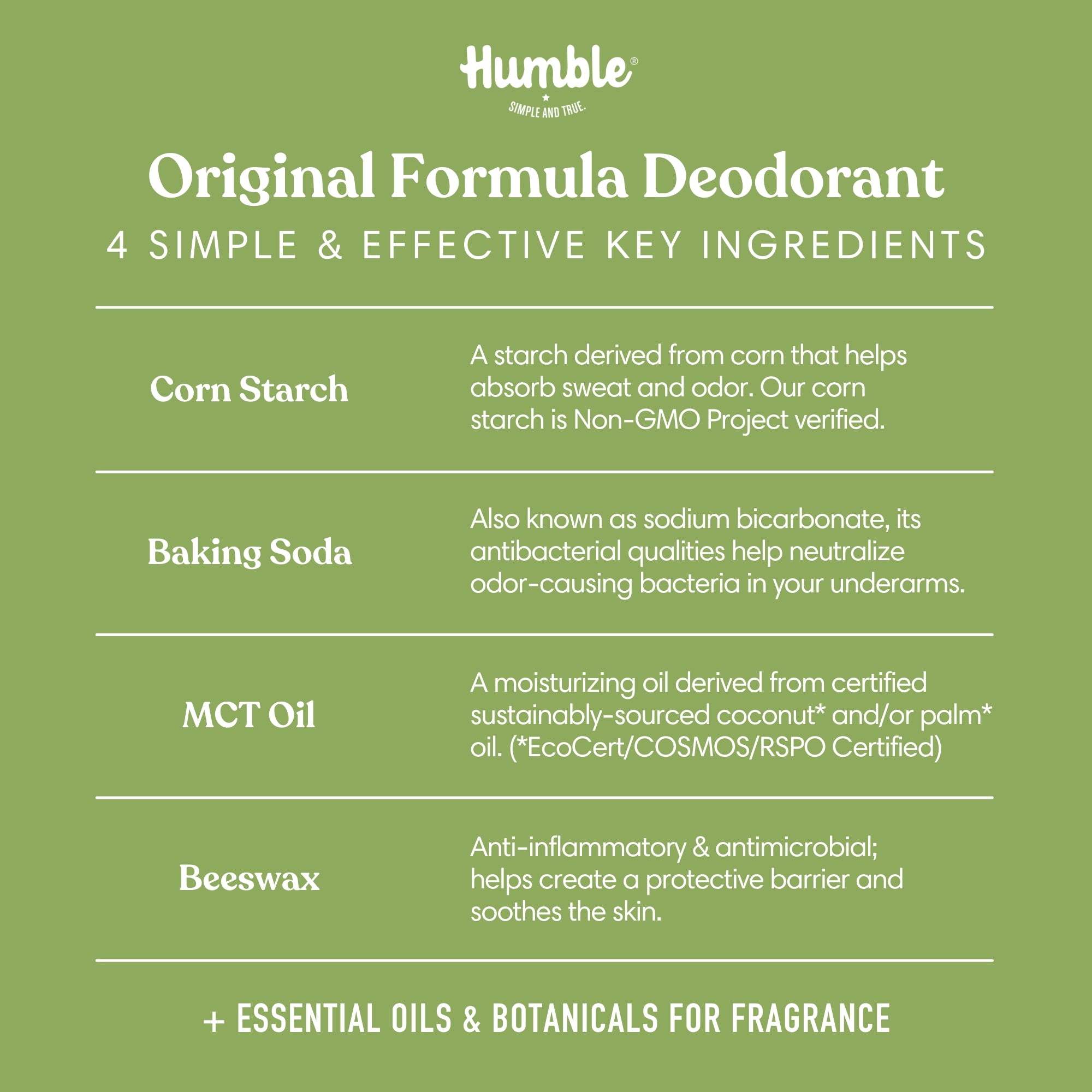 Aluminum Free Deodorant