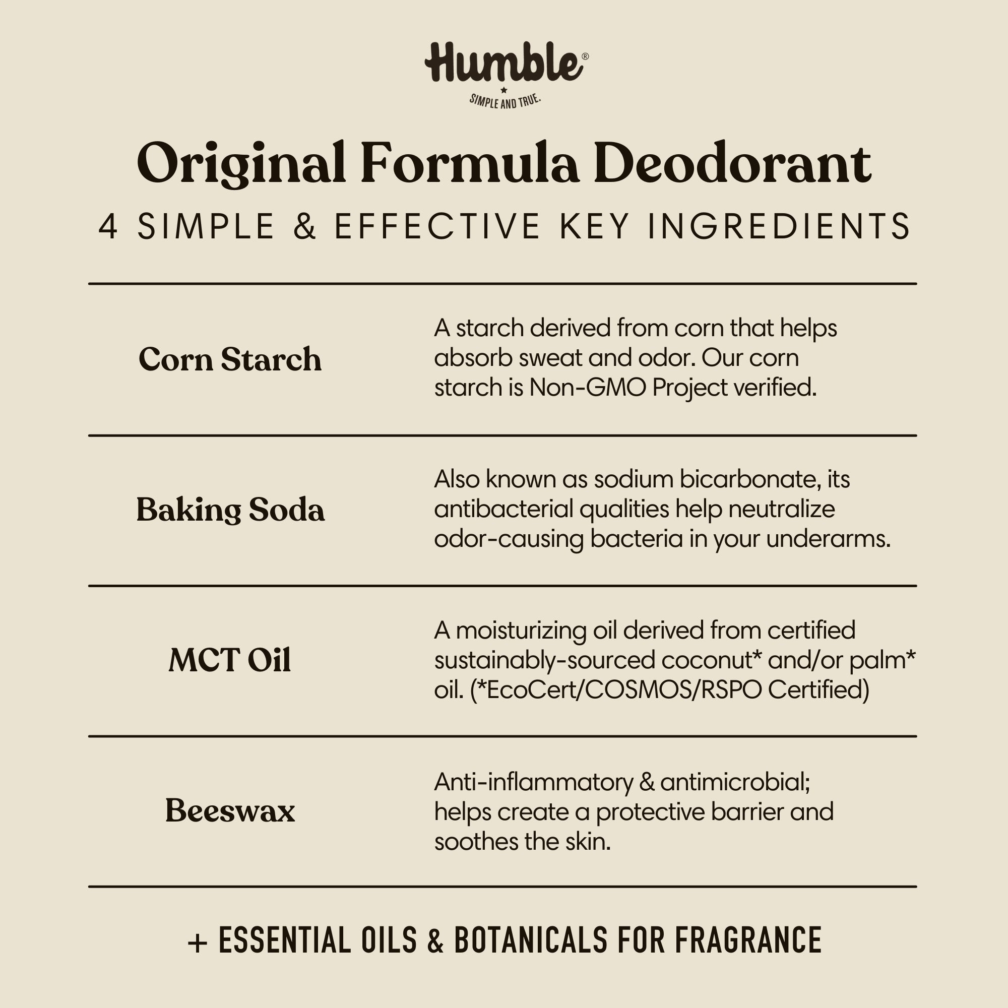 Aluminum Free Deodorant