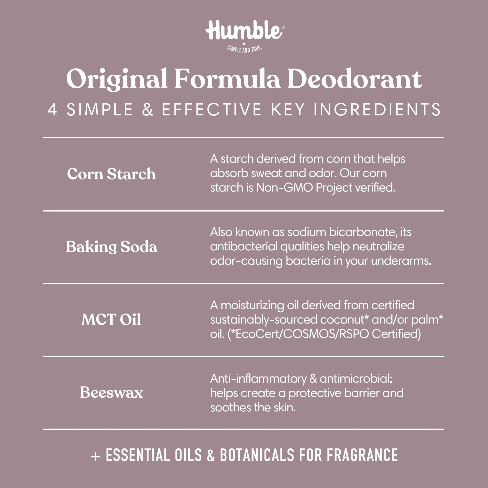 Aluminum Free Deodorant
