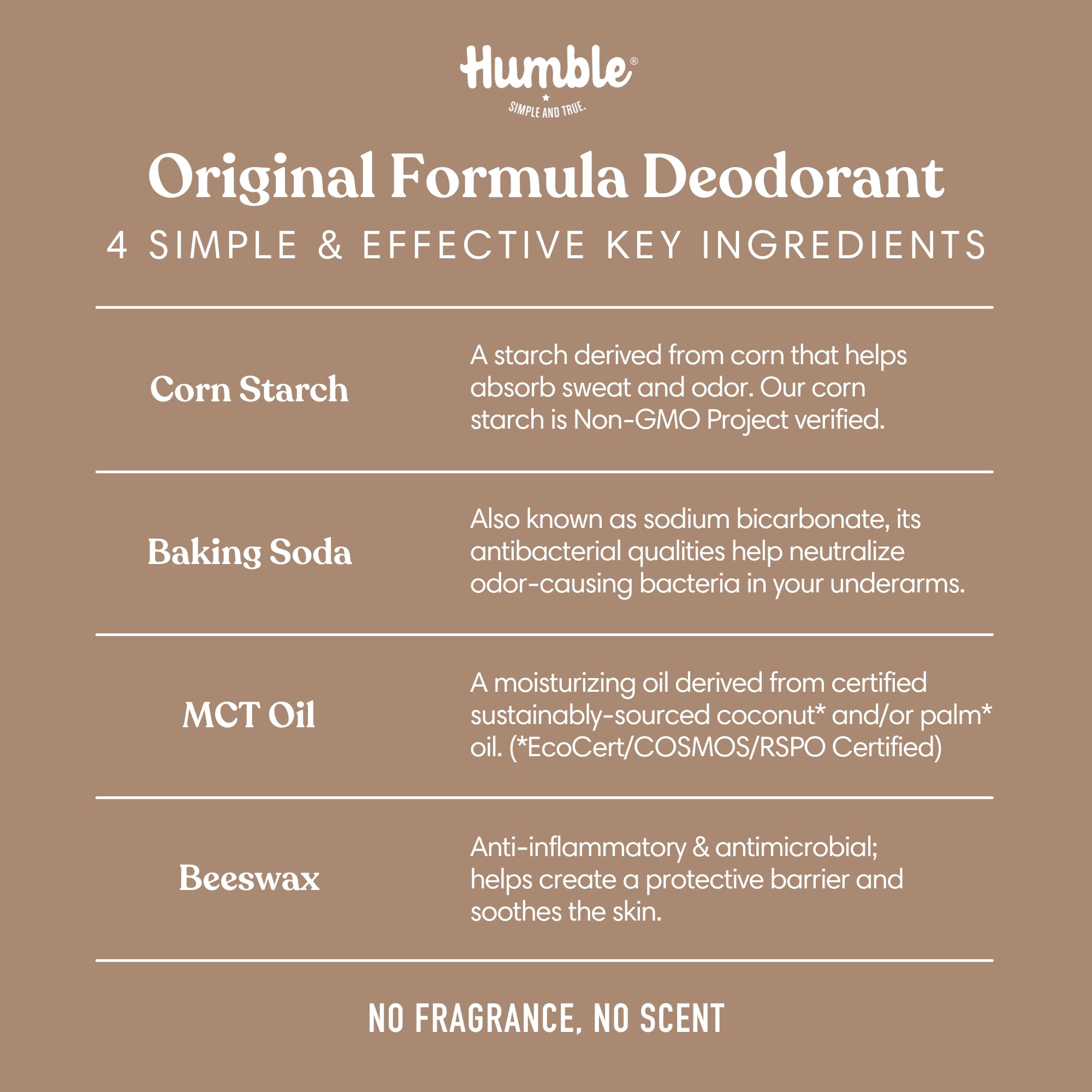 Aluminum Free Deodorant