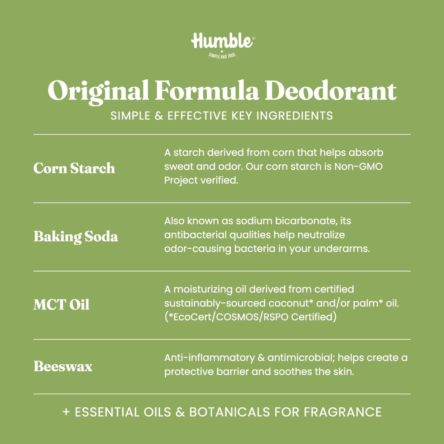 Lemongrass & Sage Deodorant