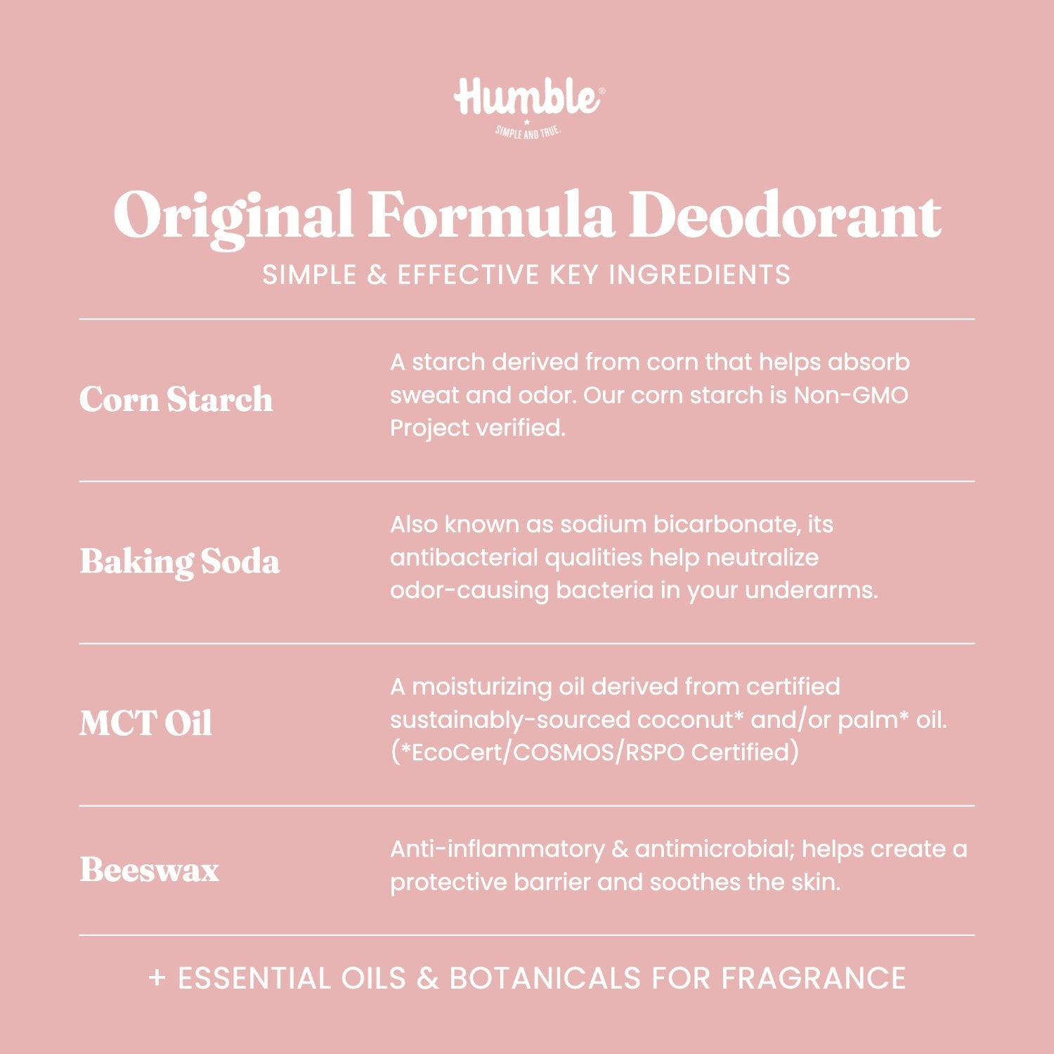 Moroccan Rose Aluminum-Free Deodorant – Humble Brands