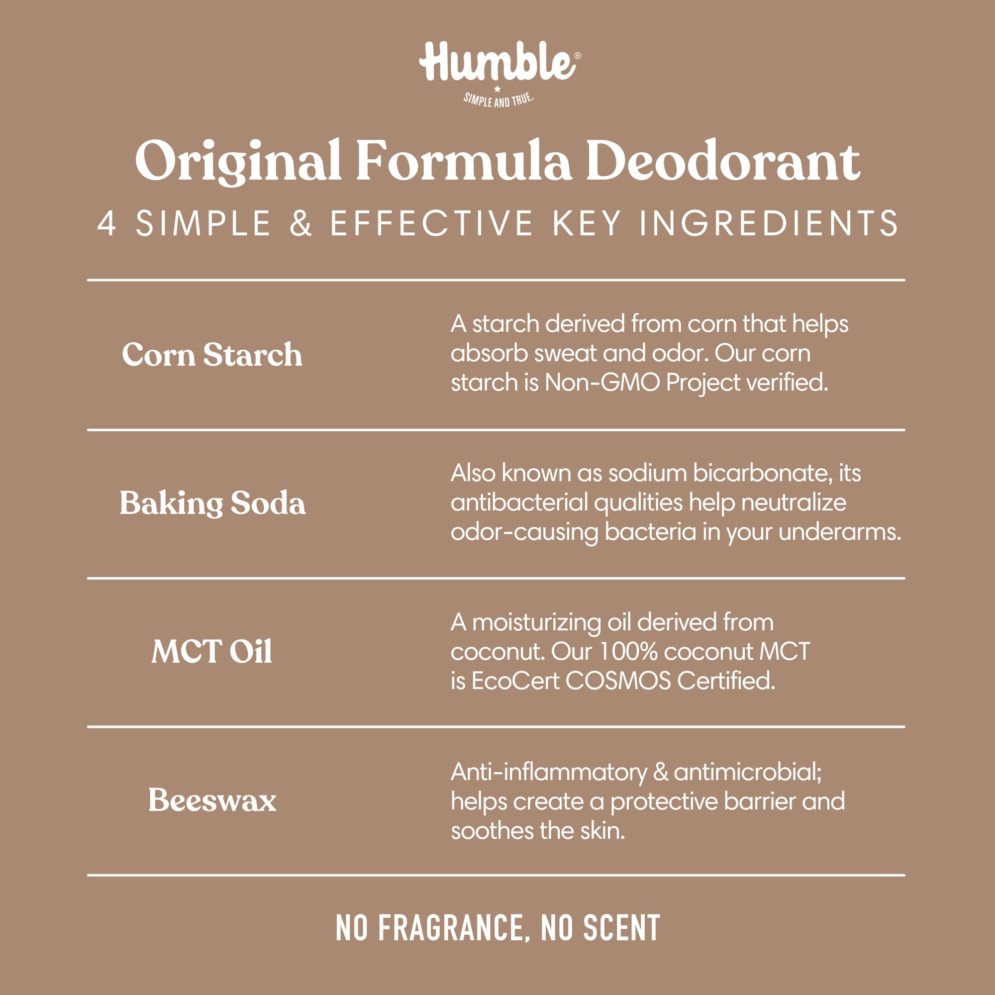 Simply Unscented Deodorant