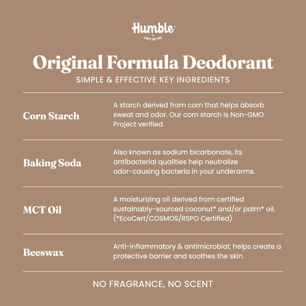 Unscented Deodorant