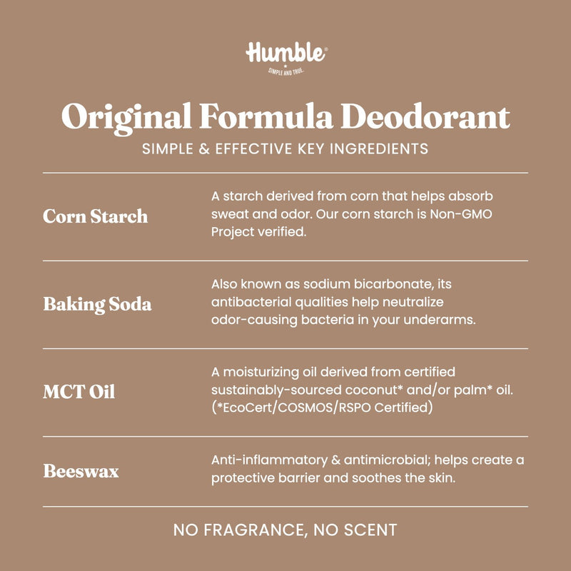 Unscented Deodorant