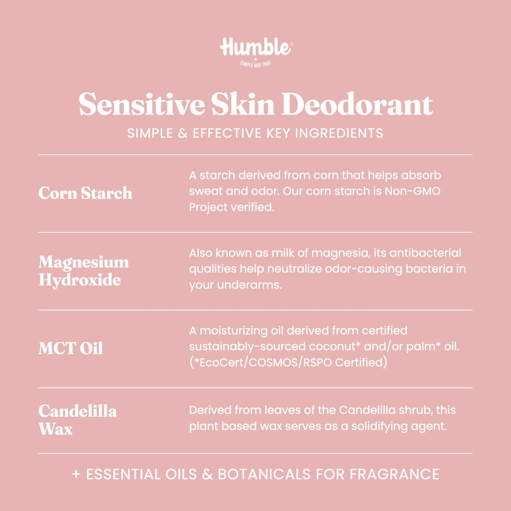 Baking Soda-Free Sensitive Skin Moroccan Rose Deodorant