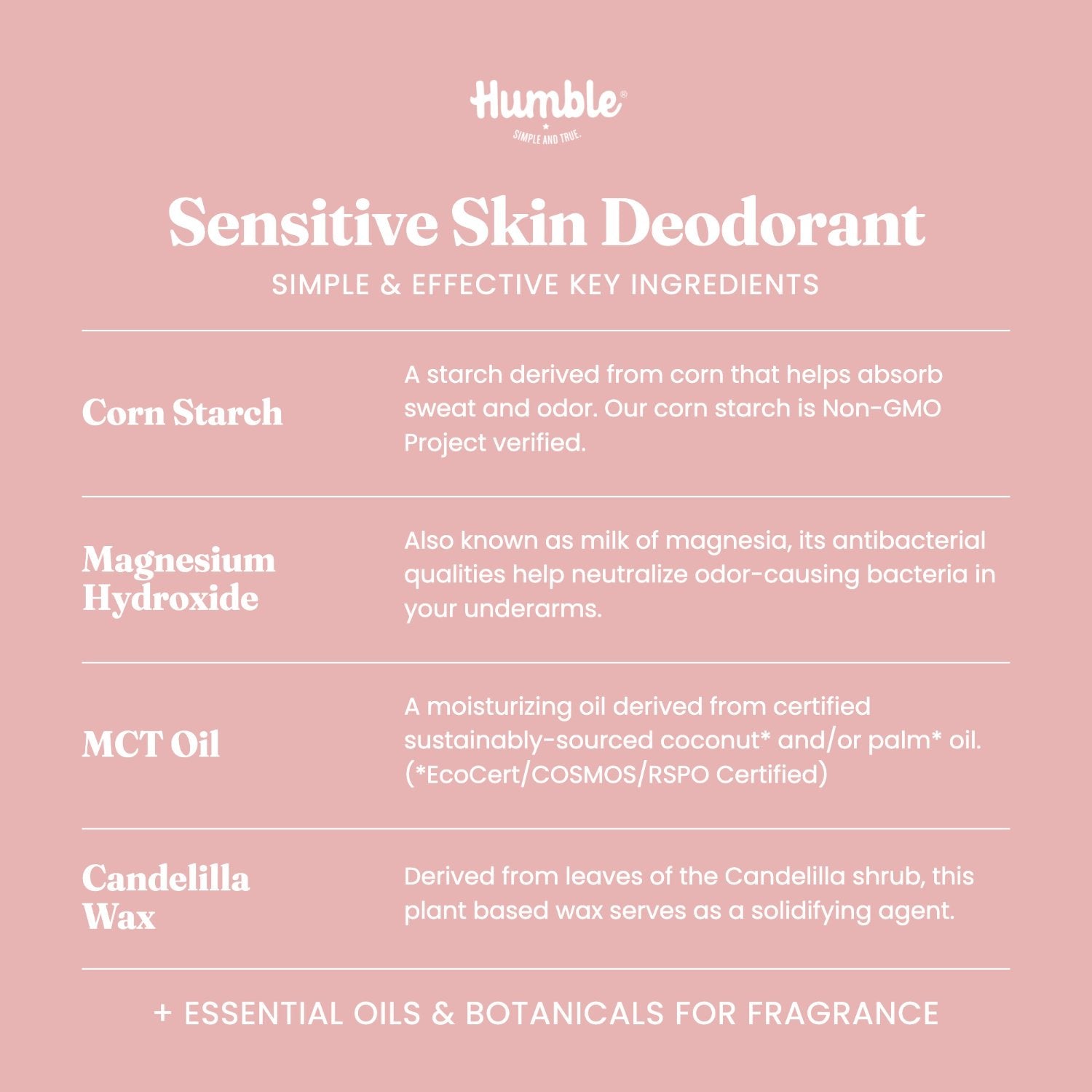 Baking Soda-Free Sensitive Skin Moroccan Rose Deodorant