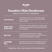 Baking Soda-Free Sensitive Skin Patchouli & Copal Deodorant