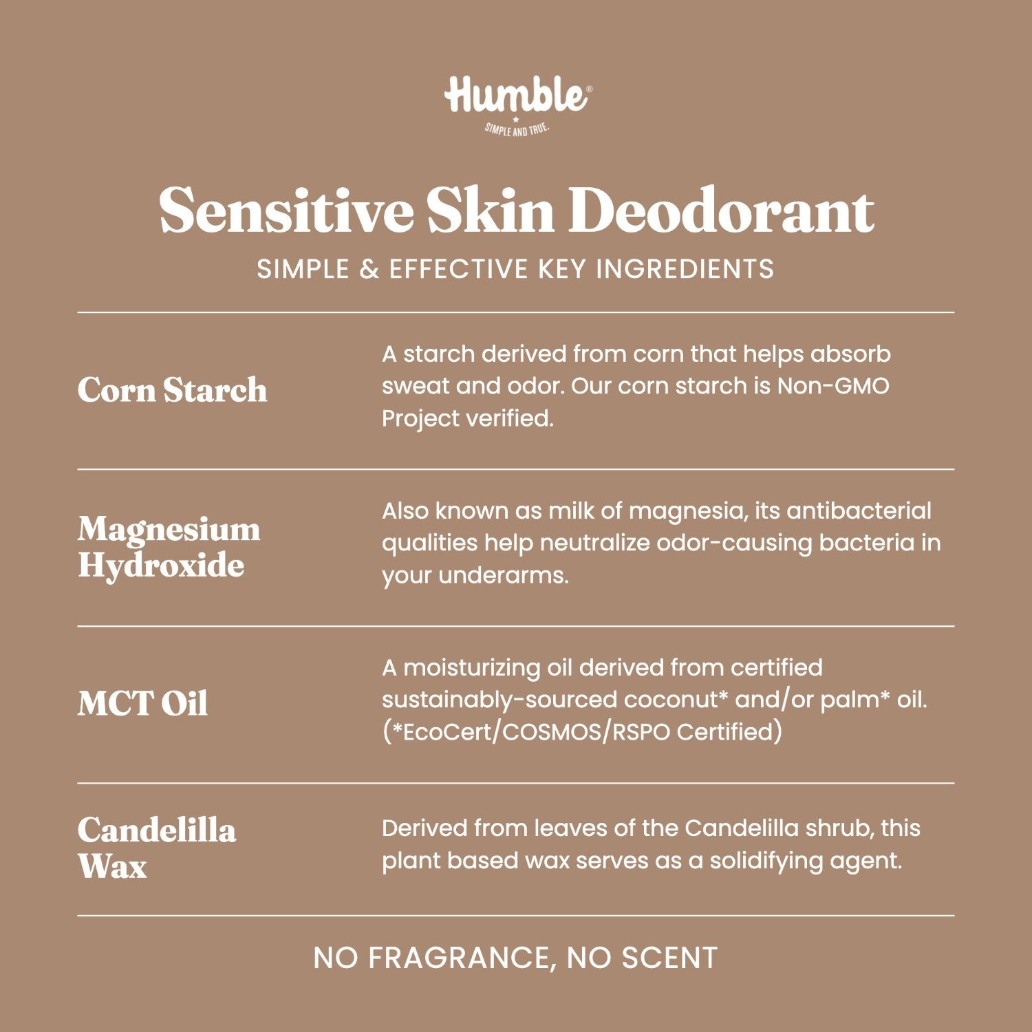 Baking Soda-Free Sensitive Skin Unscented Deodorant