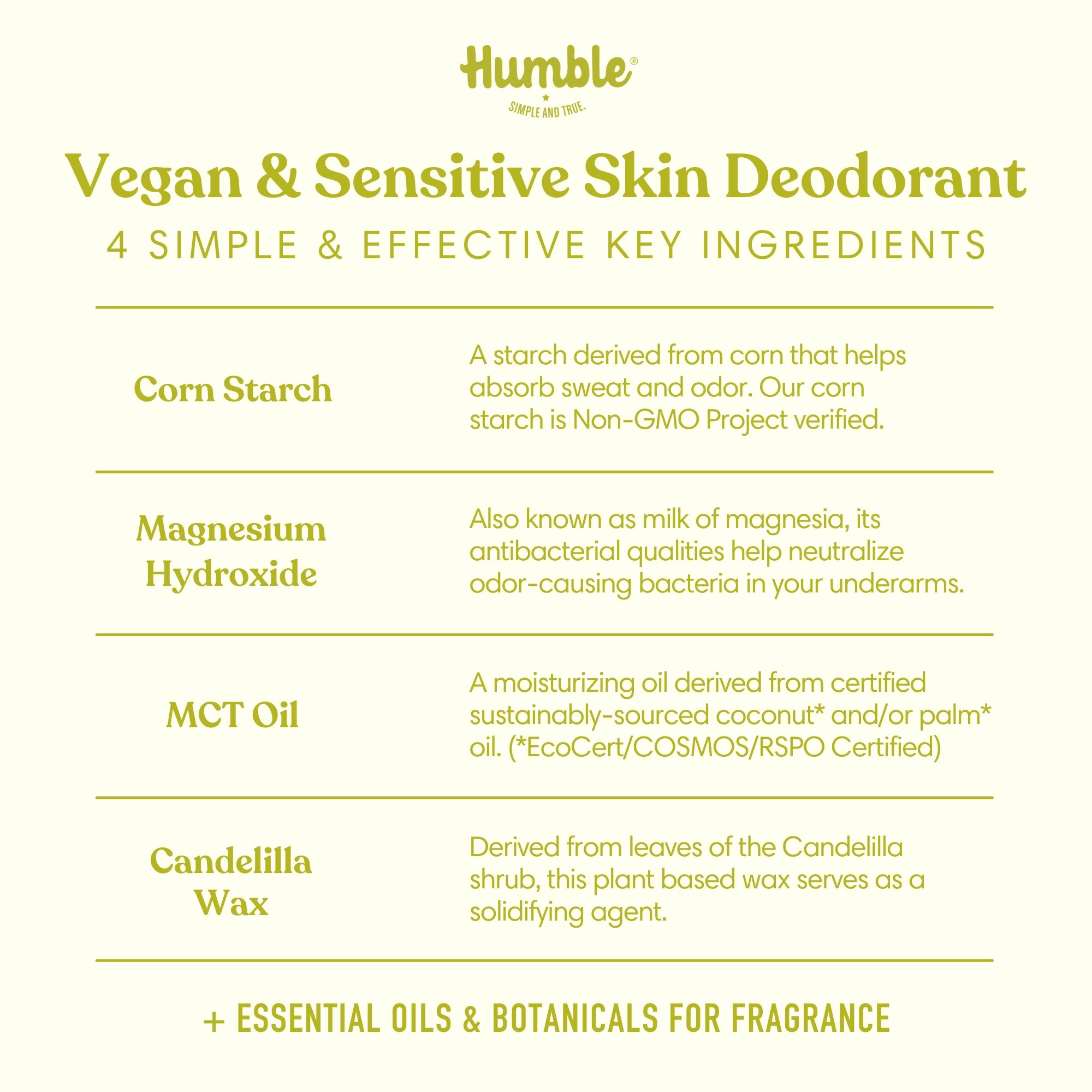 Aluminum Free Deodorant