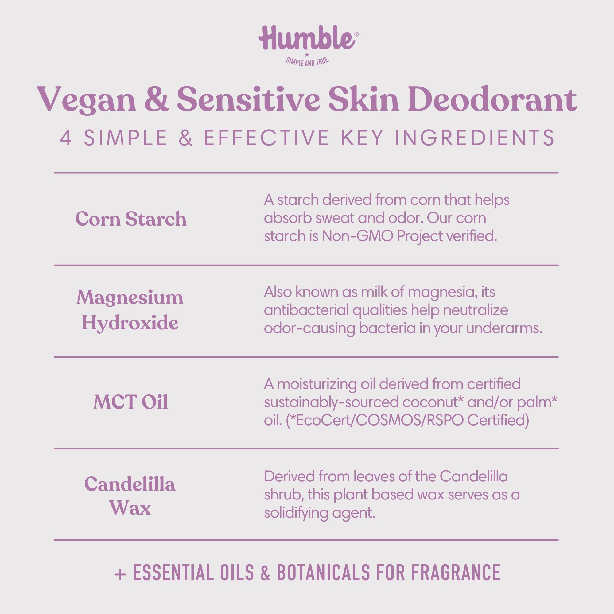 Aluminum Free Deodorant