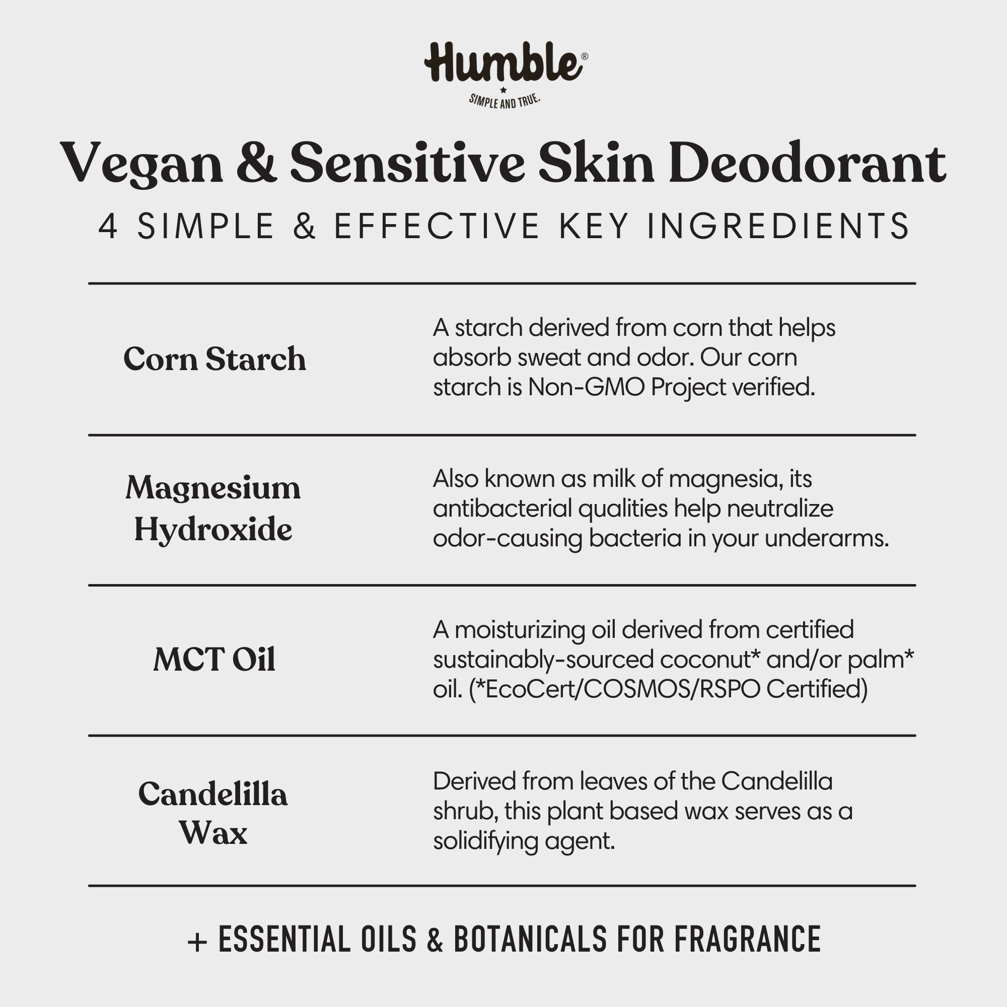 Aluminum Free Deodorant