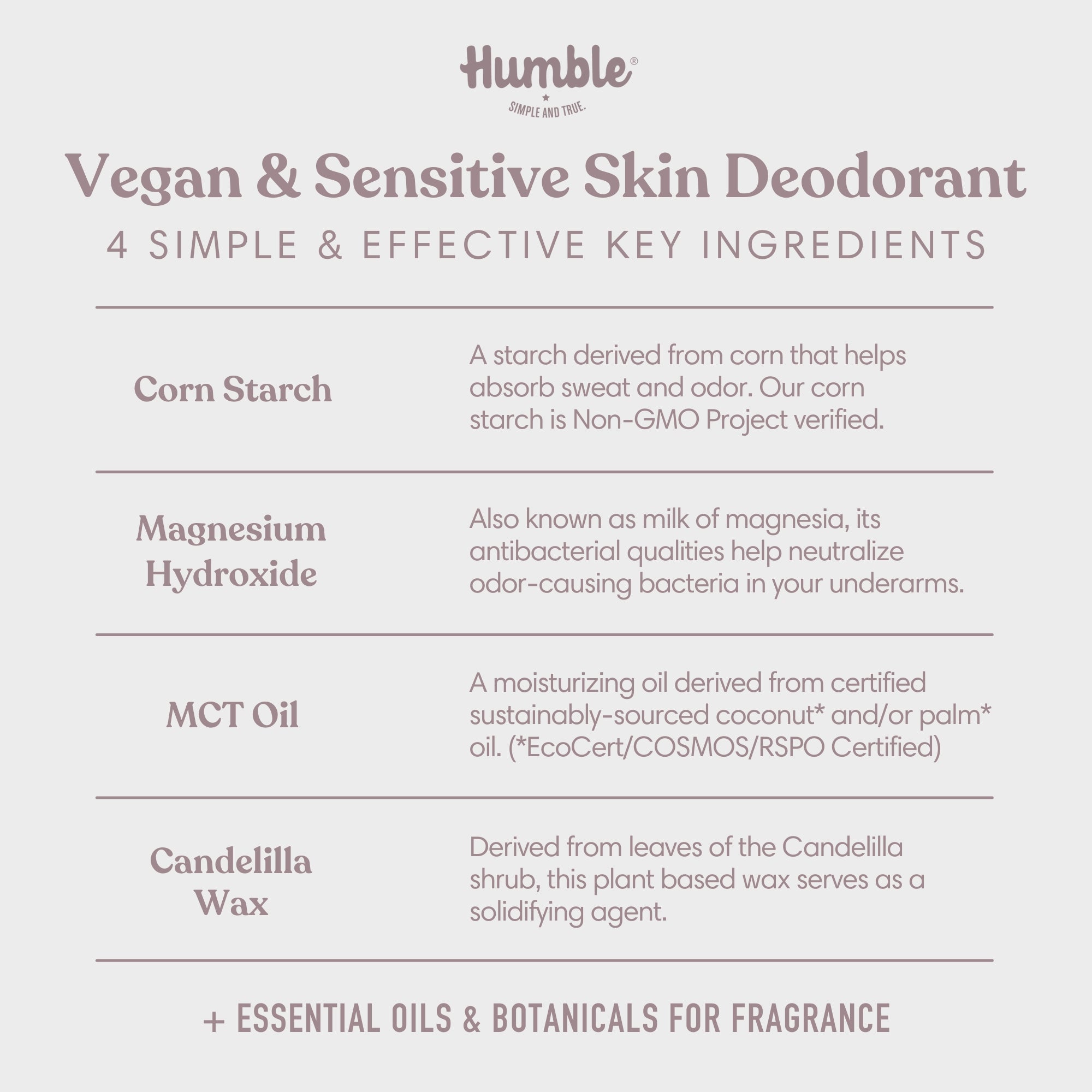 Aluminum Free Deodorant