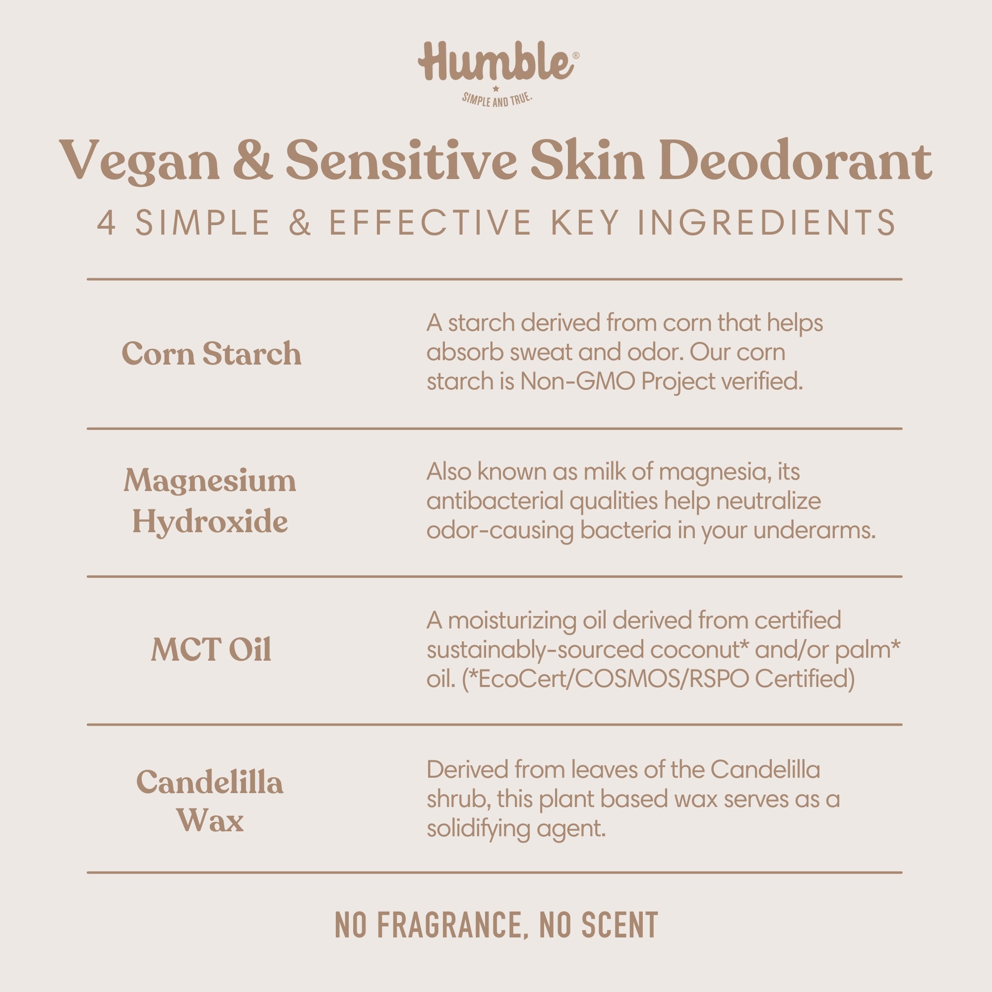 Aluminum Free Deodorant