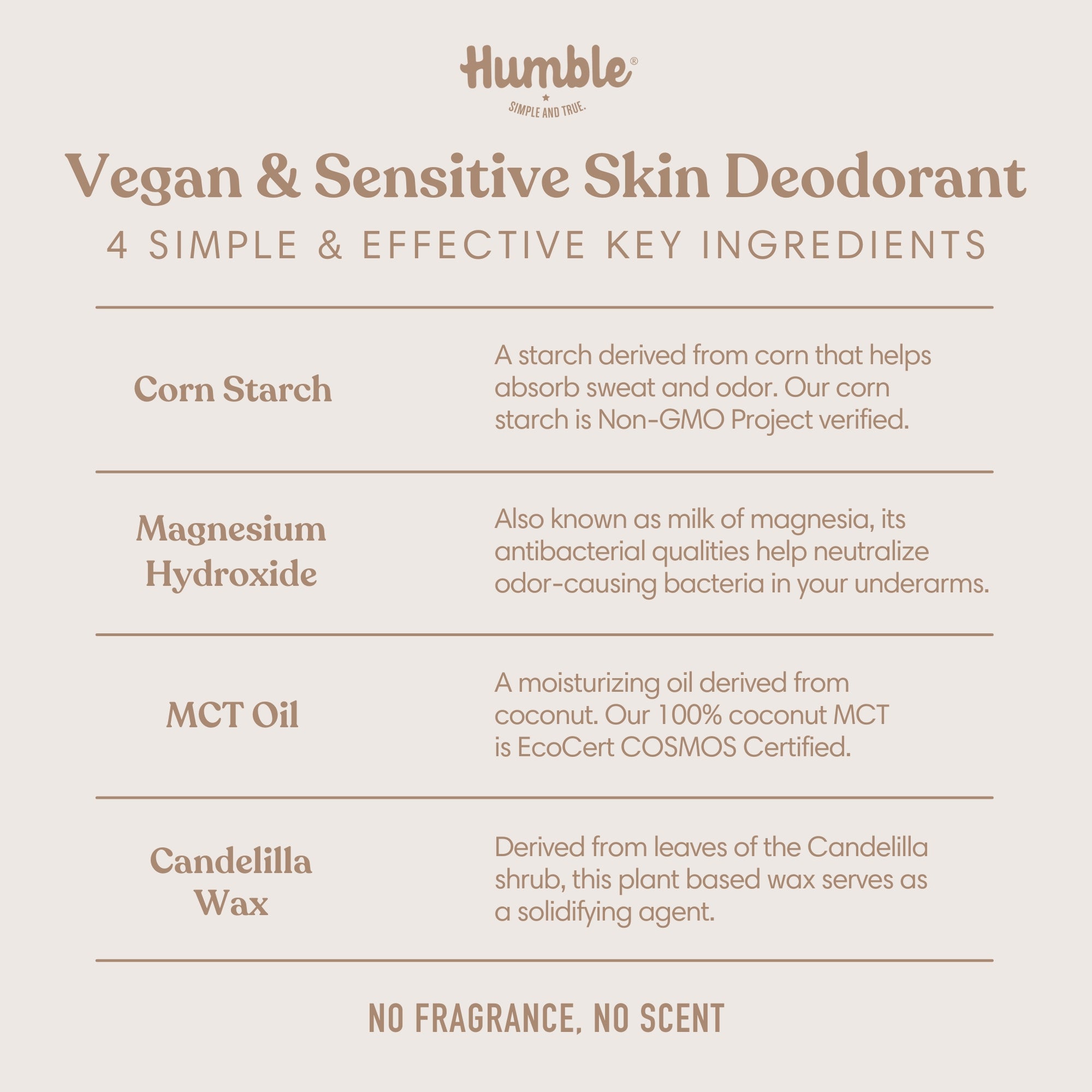 Vegan Simply Unscented Deodorant