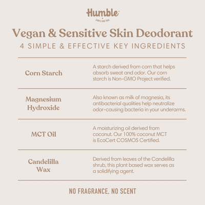 Vegan Simply Unscented Deodorant