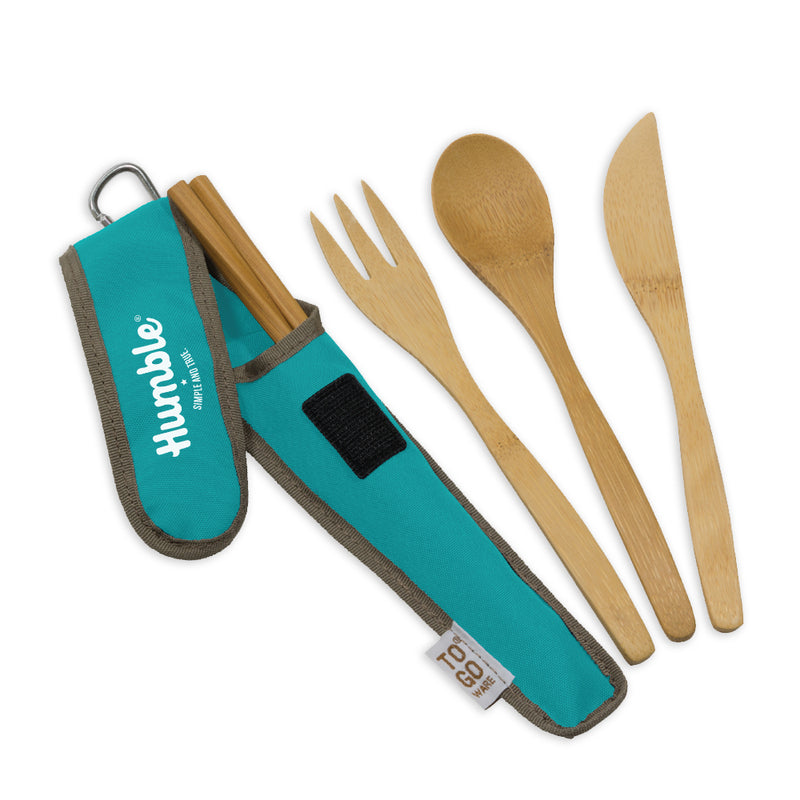 Humble Brands To-Go Ware Classic Bamboo Utensil Set