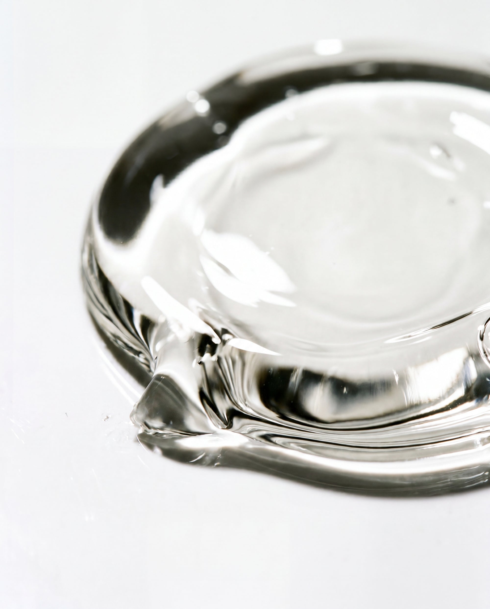 Close-up of a silver bowl on a white background