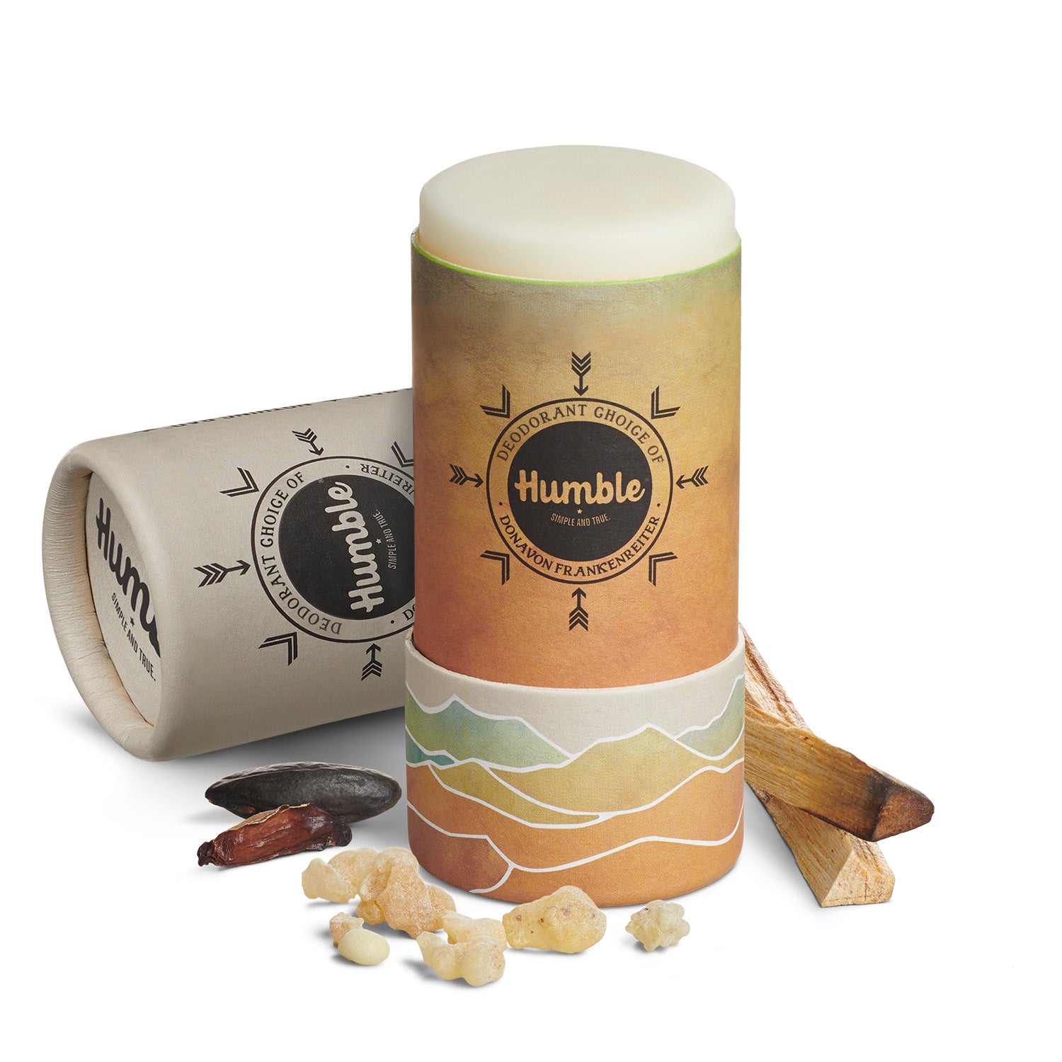 Palo Santo & Frankincense Aluminum-Free Deodorant, Plastic Free