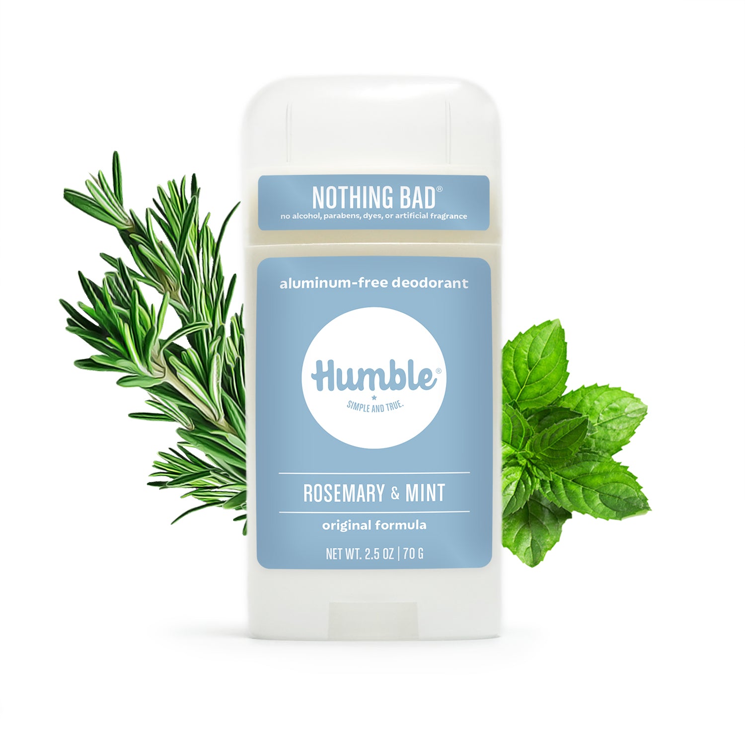 Humble Brands Deodorant, All Natural, Rosemary & Mint - 2.5 oz