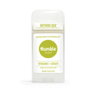 Baking Soda-Free Sensitive Skin Bergamot & Ginger Deodorant